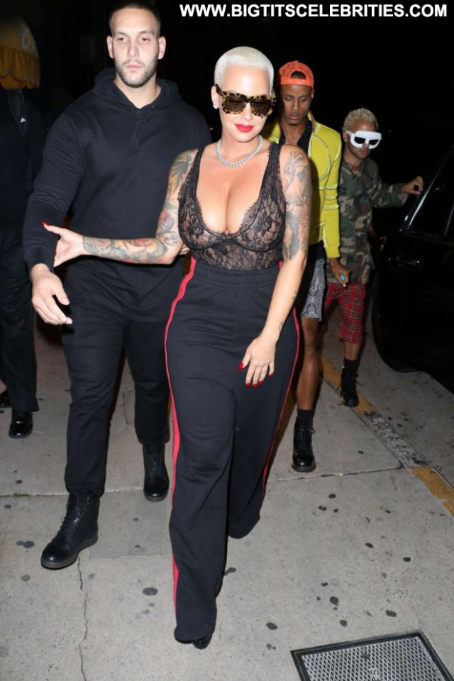 Amber Rose Beautiful Paparazzi Babe Posing Hot Celebrity Gorgeous Hd