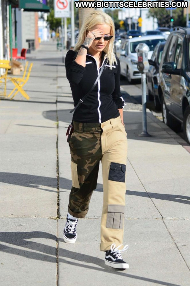 Rita Ora West Hollywood Posing Hot Celebrity Paparazzi Babe Beautiful