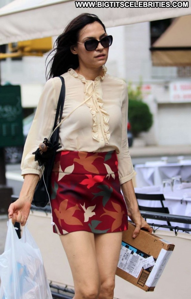 Famke Janssen New York  New York Beautiful Babe Paparazzi Posing Hot